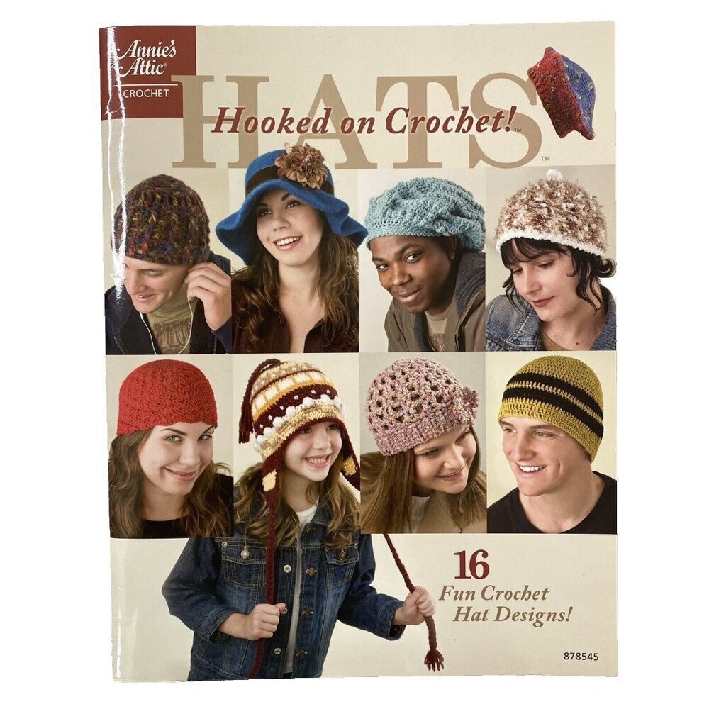 HATS Hooked on Crochet 16 Fun Designs Instruction Booklet 2008